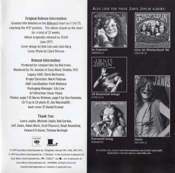 CD Janis Joplin: Janis Joplin's Greatest Hits 14768