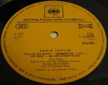 LP Janis Joplin: Janis Joplin