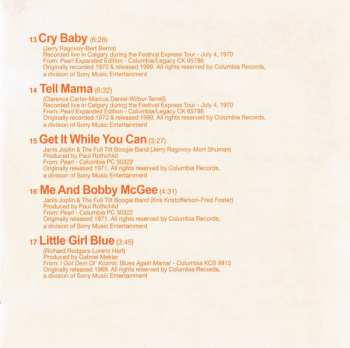 CD Janis Joplin: Little Girl Blue Original Motion Picture Soundtrack 150803
