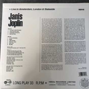 LP Janis Joplin: Live In Amsterdam, London & Stateside 416749