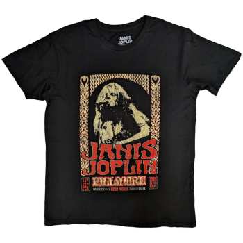 Merch Janis Joplin: Janis Joplin Unisex T-shirt: Vintage Poster (large) L
