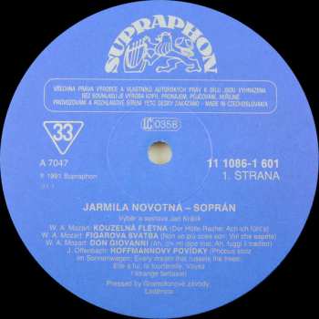 LP Jarmila Novotná: Operní Recital (Operatic Recital) 117566