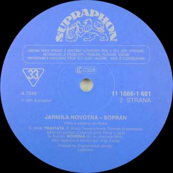 LP Jarmila Novotná: Operní Recital (Operatic Recital) 117566