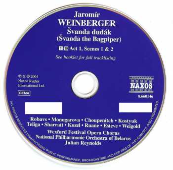 2CD Jaromir Weinberger: Švanda Dudák 112655