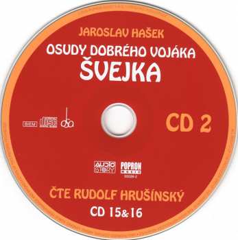 2CD Jaroslav Hašek: Osudy Dobrého Vojáka Švejka (CD 15 & 16) 51161