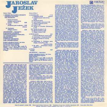 LP Jaroslav Ježek: Koncert Pro Klavír A Orchestr = Concerto For Piano And Orchestra / Bagatelles / Petite Suite / Etuda = Etude 125590