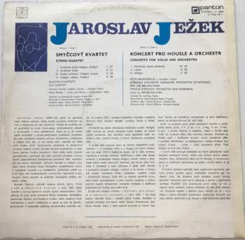 LP Jaroslav Ježek: Smyčcový Kvartet / Koncert Pro Housle A Orchestr 278067