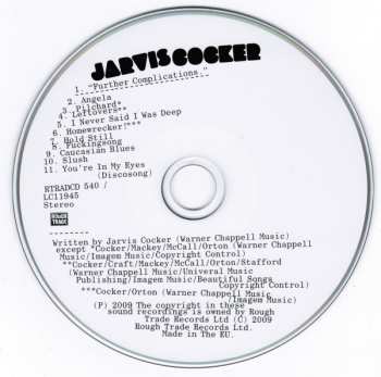 CD Jarvis Cocker: Further Complications 458135