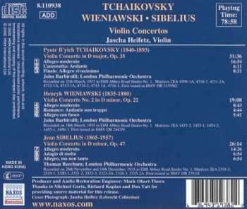 CD Jascha Heifetz: Violin Concertos 340770