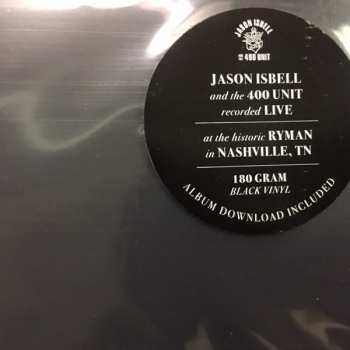 2LP Jason Isbell And The 400 Unit: Live From The Ryman 77281