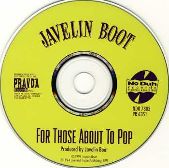CD Javelin Boot: For Those About To Pop 268169