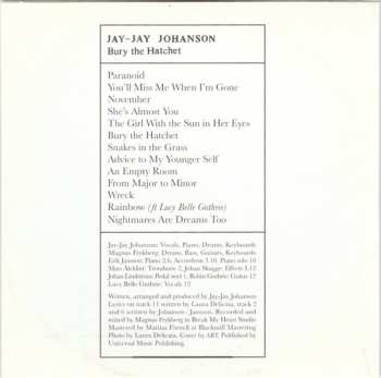 CD Jay-Jay Johanson: Bury The Hatchet 126689
