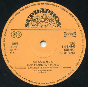 LP Jazz Fragment: Anaconda 43909