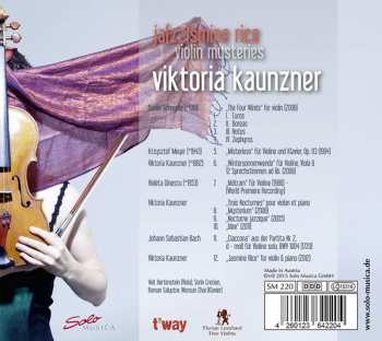 CD Viktoria Kaunzner: Ja(zz)smine Rice - Violin Mysteries 370559