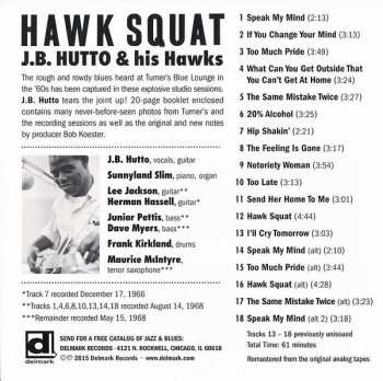 CD J.B. Hutto & The Hawks: Hawk Squat DIGI 380640