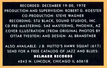 CD J.B. Hutto & The Hawks: Slidewinder 284846