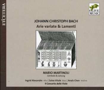 Album J.c. Bach: Arie Variate & Lamenti