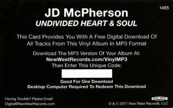 LP JD McPherson: Undivided Heart & Soul 77680