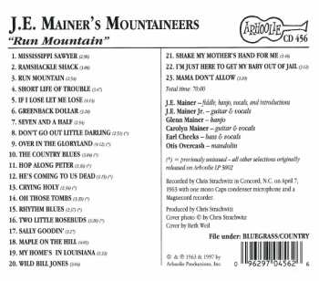 CD J.E. Mainer's Mountaineers: Run Mountain