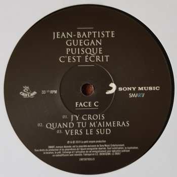 2LP Jean-Baptiste Guegan: Puisque C'Est Ecrit LTD 471286