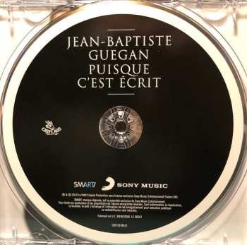 CD Jean-Baptiste Guegan: Puisque C'est Ecrit 515226