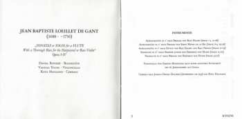 CD Jean Baptiste Loeillet De Gant: Blockflötensonaten 349590