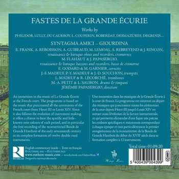 CD Jean-Baptiste Lully: Fastes De La Grande Écurie  479567