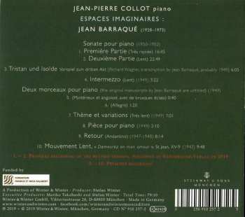 CD Jean Barraqué: Espaces Imaginaires 341358