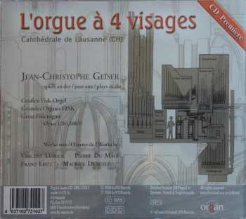 CD Jean-Christophe Geiser: L'orgue à 4 Visages 374013