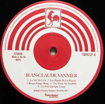 LP Jean-Claude Vannier: Roses Rouge Sang 355670