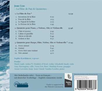 CD Jean Cras: La Flûte de Pan & Quintettes 333161