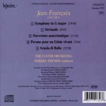 CD Jean Françaix: Symphony in G major, Sérénade, Scoula di Ballo, more 471926