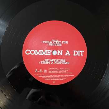 2LP Jean-Louis Aubert: Comme On A Dit