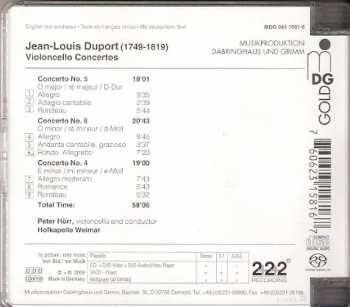 SACD Jean-Louis Duport: Concertos For Cello And Orchestra No. 4-6 122875