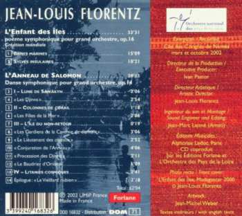 CD Jean-Louis Florentz: L'Enfant Des Îles - L'Anneau De Salomon 116366
