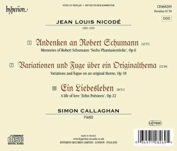 CD Jean Louis Nicodé: Ein Liebesleben & Other Piano Works 460463