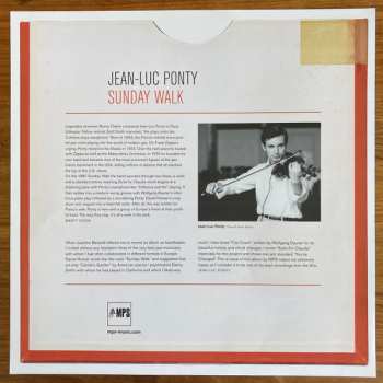 LP Jean-Luc Ponty: Sunday Walk 470116