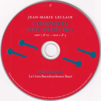 CD Jean Marie Leclair: Concerti Per Violino, Vol. II (Op. 7 &10 – Nos 1 & 3) 317291