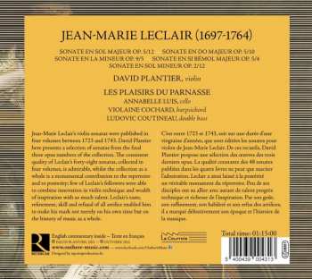 CD Jean Marie Leclair: Violin Sonatas 457897