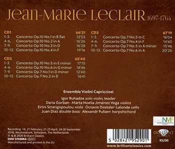 3CD Jean Marie Leclair: Jean Marie Leclair Complete Violin Concerts 410419
