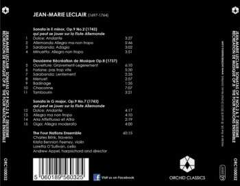 CD Jean Marie Leclair: Sonatas, Op. 9, Nos. 2 & 7 / Deuxieme Récréation De Musique, Op. 8 349361