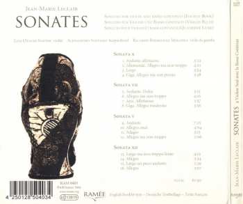 CD Jean Marie Leclair: Sonates À Violon Seul Avec la Basse Continue: Extraites Du Quatrième Livre 326123