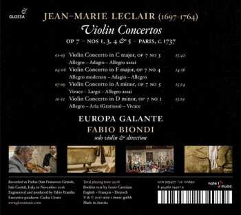 CD Jean Marie Leclair: Violin Concertos 299885