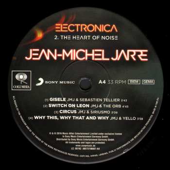 2LP Jean-Michel Jarre: Electronica 2 - The Heart Of Noise 10933