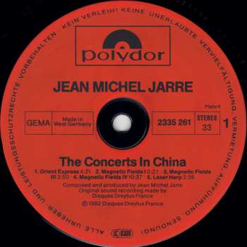 2LP Jean-Michel Jarre: The Concerts In China 538942