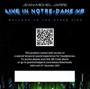 LP Jean-Michel Jarre: Welcome To The Other Side - Live In Notre-Dame VR LTD 59419