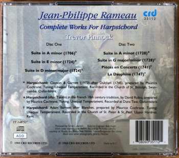2CD Jean-Philippe Rameau: Complete Works For Harpsichord 244186