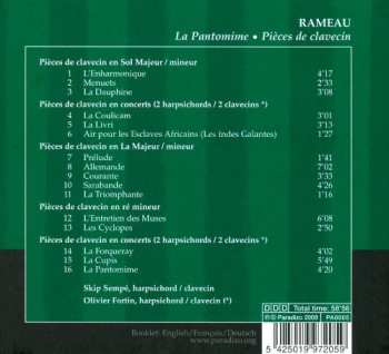 CD Jean-Philippe Rameau: La Pantomime 305319