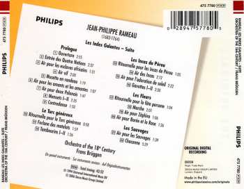 CD Jean-Philippe Rameau: Les Indes Galantes - Suite 112254