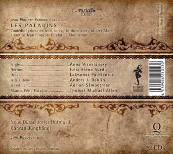2CD Jean-Philippe Rameau: Les Paladins - Comédie Lyrique En Trois Actes 316401